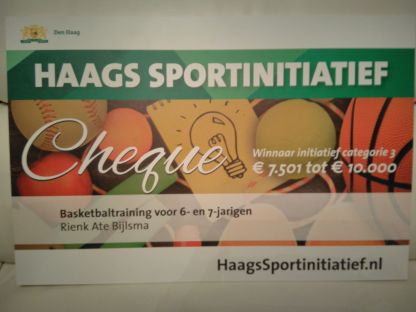 Cheque Haags Sportinitiatief - small